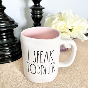🆕Rae Dunn I SPEAK TODDLER Ceramic Mug